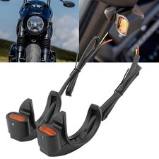Black Orange LED Turn Signal