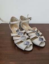 Hotter Comfort Concept Womans Beige Sandals Size 3 Excellent Condition