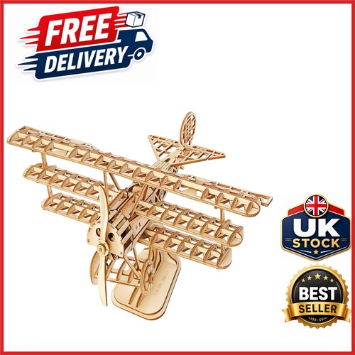 Wooden airplane model kit - kit, 3d