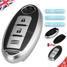 Key Cover For Nissan Juke Qashqai Leaf 2013 2014 2015 2017 2 Buttons Remote Fob