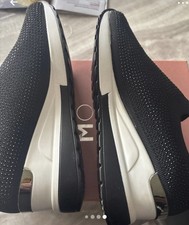 Moda En Pelle Black Trainers