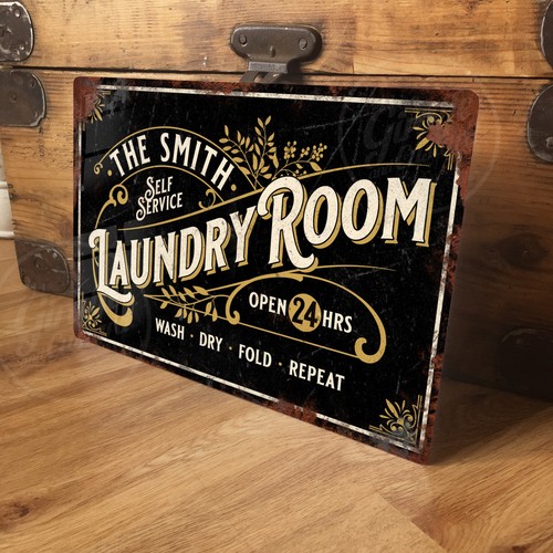 Personalised laundry sign - laundry,