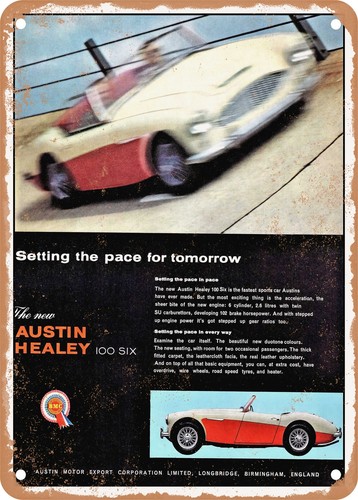 Metal sign 1957 austin - -,