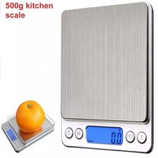 0.03g 500g Digital LCD Weighing Kitchen Scale Pocket Grams Electronic Food UK
