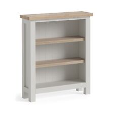 Light grey small bookcase/low