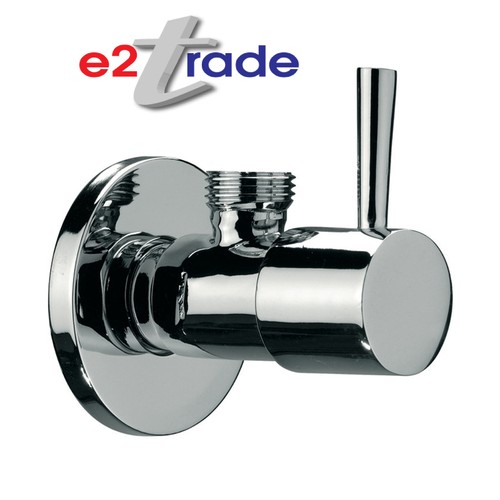 Stop valve angled lever - stop,