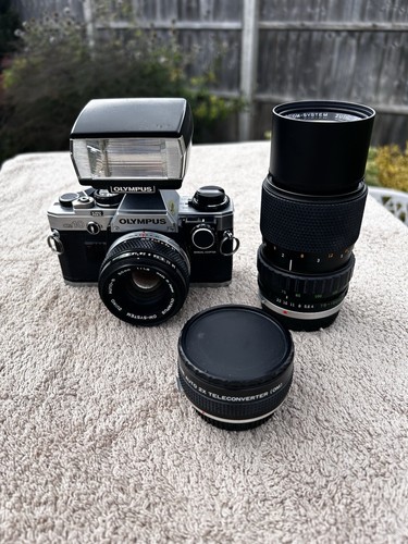 Olympus om10 camera outfit - om10,