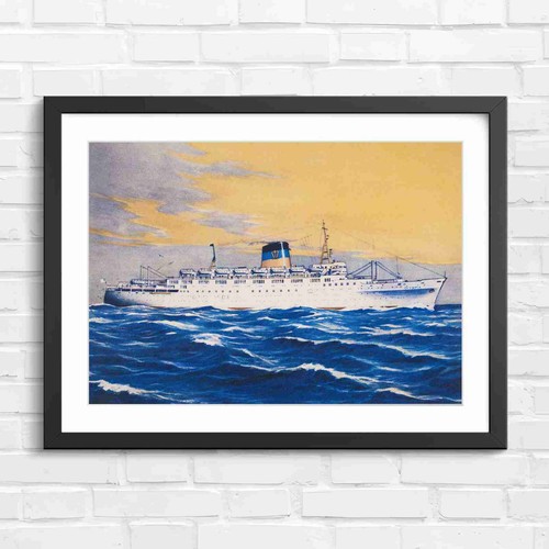 Vintage cruise ship olympia - vintage,