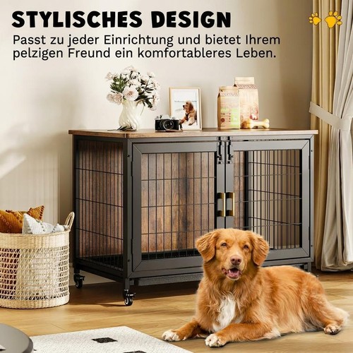Dog crate furniture - dog,