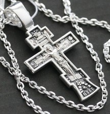 Baptism Cross Necklace Anchor