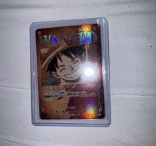 ONE PIECE Card Game Monkey D Luffy WANTED CHARACTER Toy Hobby ST01-012 SP BANDAI