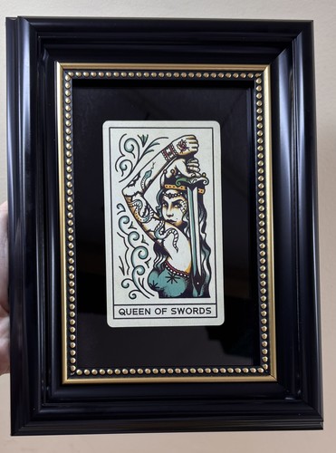 Vintage style framed tarot - framed, art