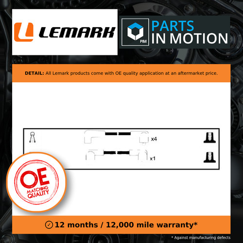 Leads ignition cables set - ignition,