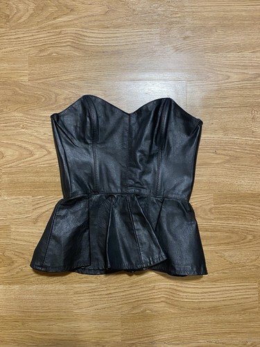 Genuine leather corset - size, 10