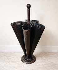 Vtg MCM French Style Leather