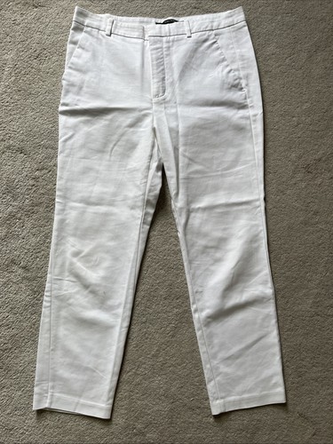 Zara white ankle grazer summer - white,