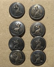 Victorian Livery Uniform Buttons - 8 Buttons - 16mm