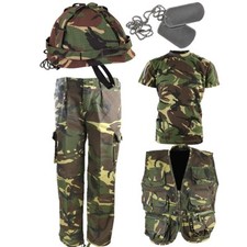 BOYS ARMY OUTFIT KIDS 3-13