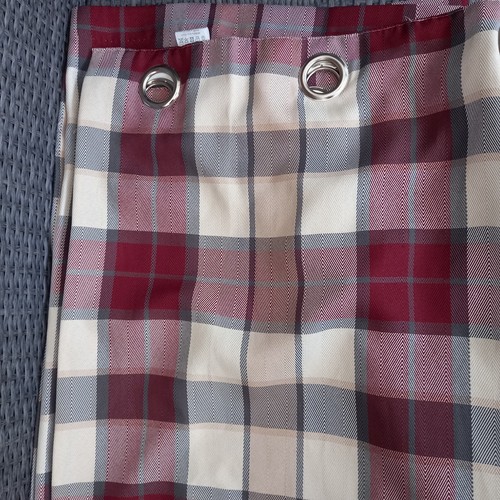 Checked eyelet lined pair - , of