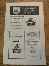 Stranraer v Alloa Athletic