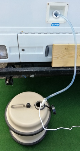 Water tank fill - fill-up, pump