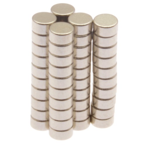 Small disc magnets x - magnets, 1/8"