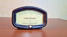 Vintage Soviet Bakelite Barometer Thermometer 1950s USSR.