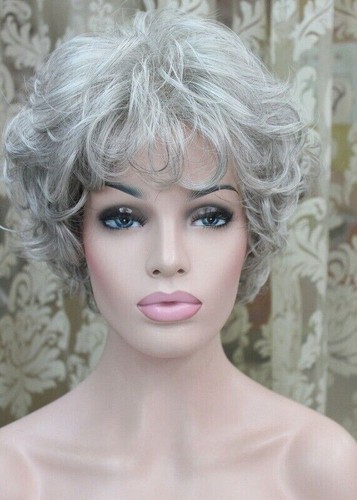 Colour wig short curly - colour,