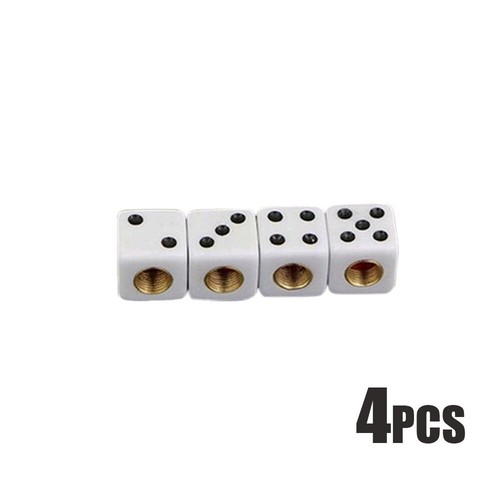 4pcs clear dice wheel valve - wheel,