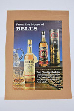 Vintage Bell's Scotch Whisky Advertising Print Dufftown Glenlivet Scotch Whisky"