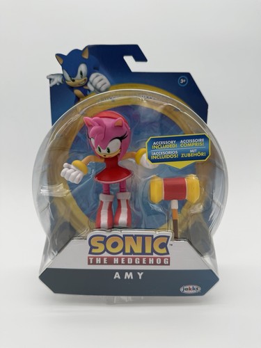 Amy rose sonic figure - rose, 4”