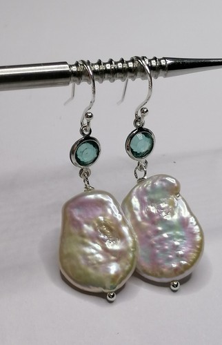 925 sterling large - sterling, cultured