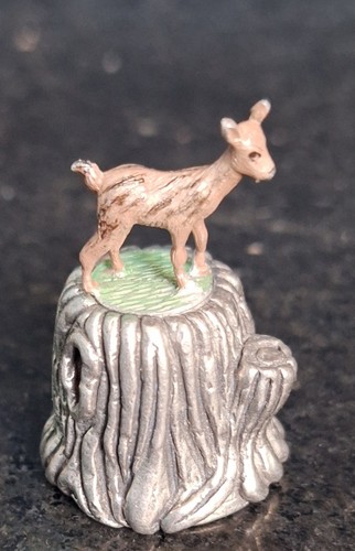 Vintage pewter tree trunk