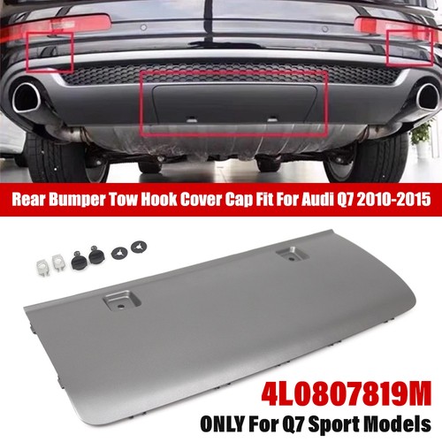 Rear bumper tow bar cover - rear,