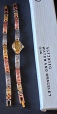 Ladies watch and bracelet set