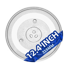 Kenwood Microwave Glass Turntable – 315mm / 12.5" – 3-Point Fitting Plate