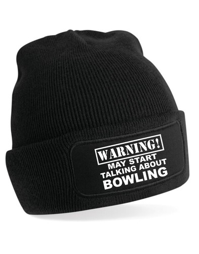 May talk about bowling hat - talk,