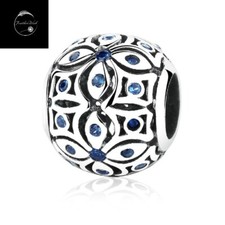 Sterling Silver 925 Charm Blue
