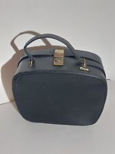 Vintage Black Pixie Vanity Case  Red Lining  #Rack1