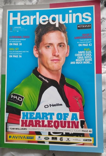 Harlequins saracens 28th - harlequins,