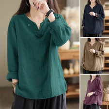 UK Womens Autumn Long Sleeve V