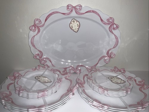 Shabby chic 17pc melamine - shabby,