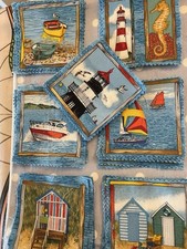 70 Nautical Patchwork Squares
