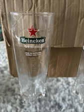 Heineken diamond beer glasses