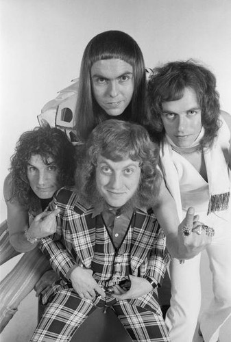 Rock group slade london 1974 - group,