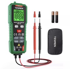 TESMEN TSM-192 Digital Multimeter Voltage Tester NCV AC/DC – Green