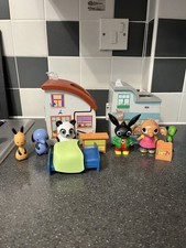 CBeebies Bing Mini House And Supermarket With Bing Figures Bundle Toy Playset