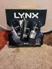 Lynx Trio Black Gift Set New