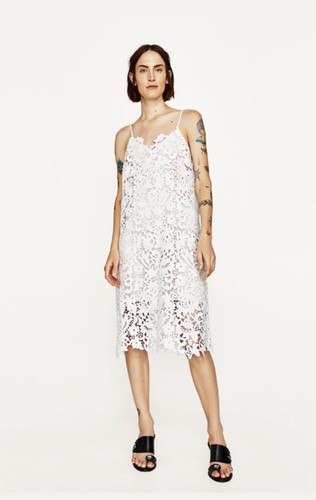 Zara woman white lace look - woman,