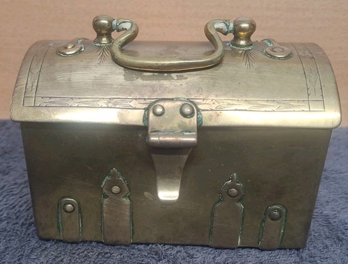 Vintage brass dome - dome-top, trunk